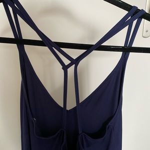 Francesca’s navy strappy dress